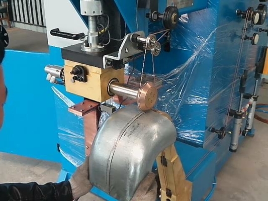 Sprzęt do zgrzewania szwów 50KVA Zgrzewarka kanałowa Kąt spawania 45 90 15 60
